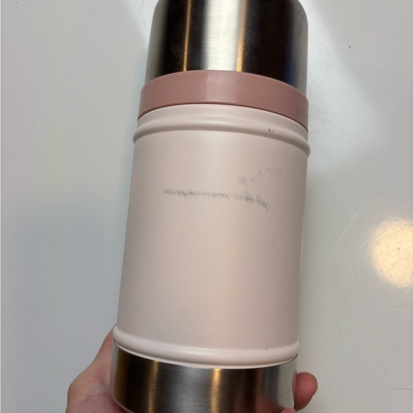Stanley Pink and White‎ Insulated Water Bottle for Dining - Picture 4 of 5